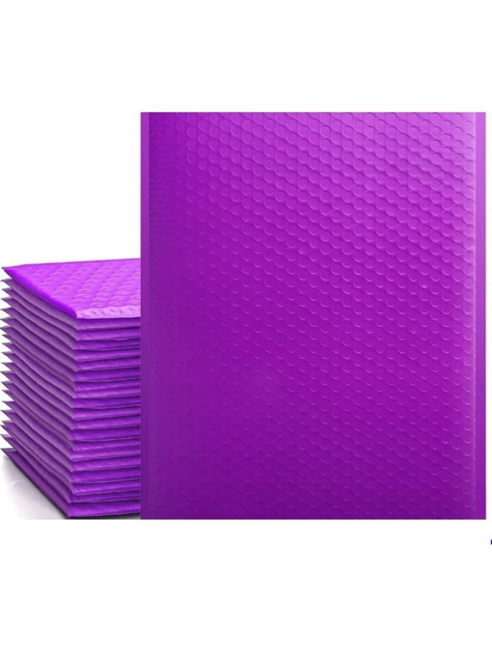 Purple Bubble Mailers 25 Pack 10.5x16 Self-Sealing Shipping Padded Envelopes - Picture 4 of 13